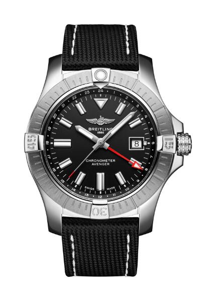 Replica Breitling AVENGER AUTOMATIC GMT 43 A32397101B1X1 Men watch - Click Image to Close